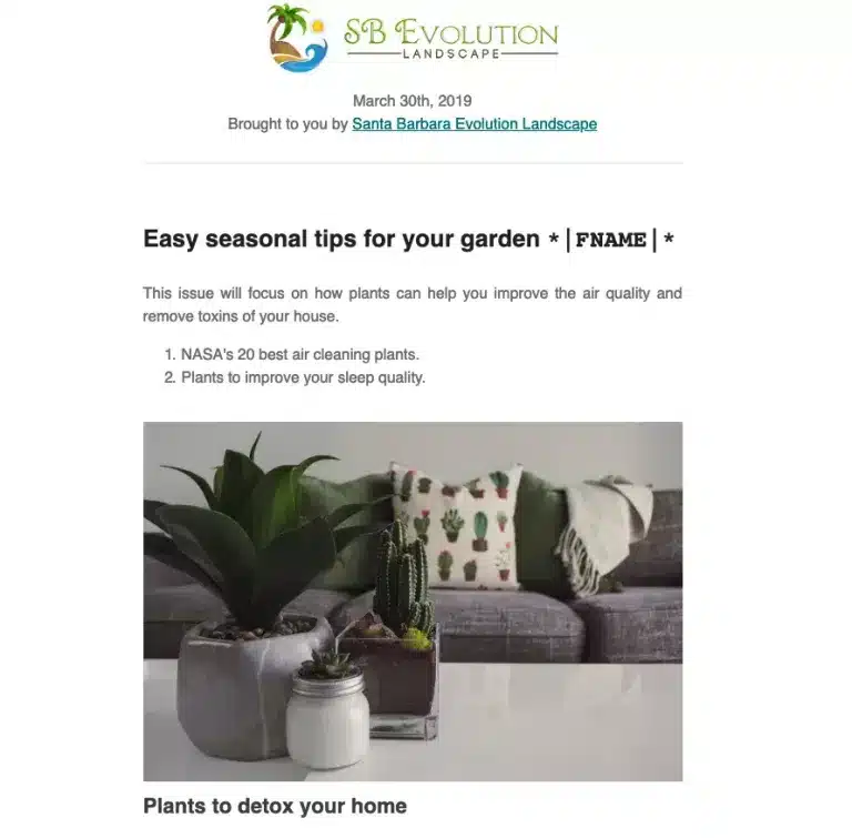 An example of how do we write an interesting and helpful newsletter