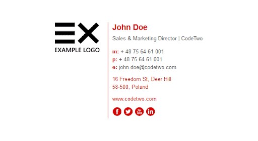 signature example