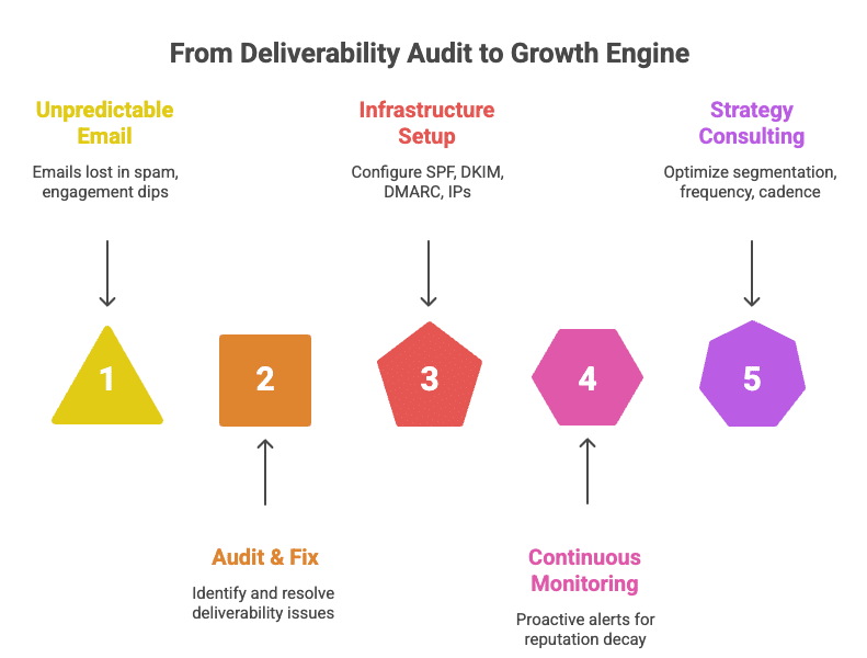 MailSoar - Email Deliverability services - consultancy - experts - Email Deliverability Audit to Sustainable Growth